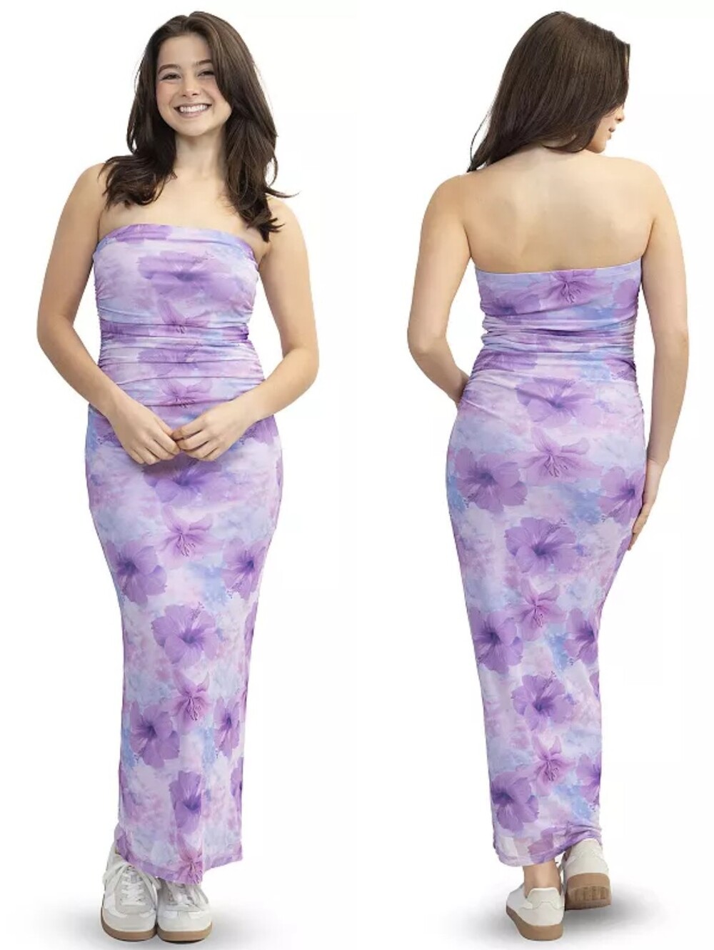 NWT Madden Girl Tropical Hibiscus Floral Tube Dress